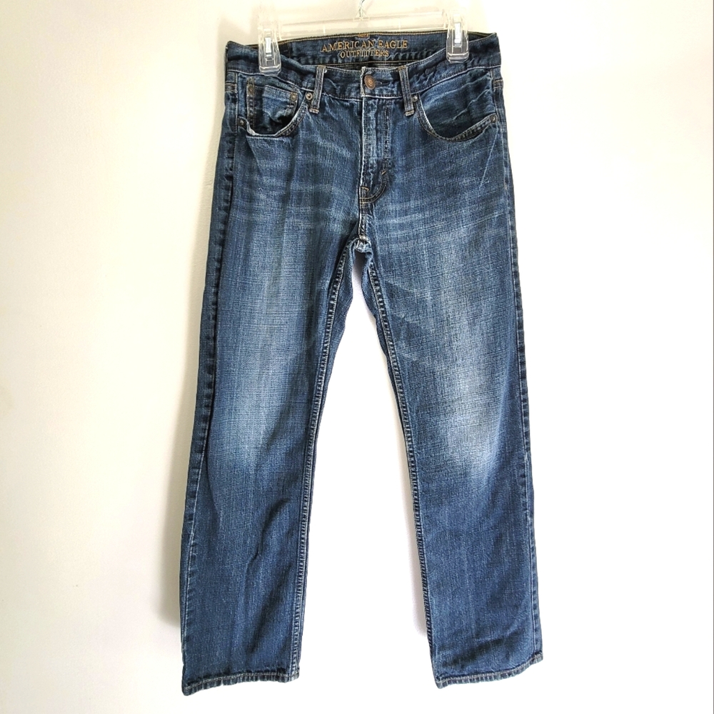 American Eagle Outfitters Original Straight Leg Jeans 100% Cotton Size 30